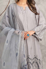 Lazinah By Tawakkal Unstitched 3 Piece Emb Lawn Suit-D-2931