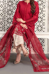 Lazinah By Tawakkal Unstitched 3 Piece Emb Lawn Suit-D-2933