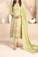 Vineeha By Tawakkal Unstitched 3 Piece Broshia Banarsi Lawn Suit-D-2937