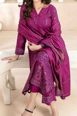 Vineeha By Tawakkal Unstitched 3 Piece Broshia Banarsi Lawn Suit-D-2941