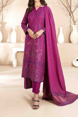Vineeha By Tawakkal Unstitched 3 Piece Broshia Banarsi Lawn Suit-D-2941