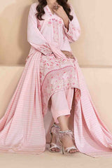 Vineeha By Tawakkal Unstitched 3 Piece Broshia Banarsi Lawn Suit-D-2945