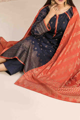 Dardina By Tawakkal Unstitched 3 Piece Broshia Banarsi Lawn Suit-D-2956