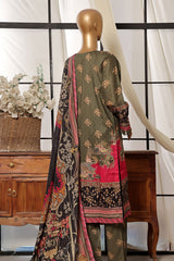 Sada Bahar Stitched 3 Piece Printed Lawn Vol-07 Suit-D-2530-Green