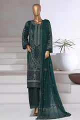 Afsany by Sada Bahar Stitched 3 Piece Luxury Chiffon Vol-14 Suit-CF-8-Green