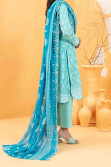 Ashleena By Tawakkal Unstitched 3 Piece Emb Digital Print Lawn Suit-D-3280