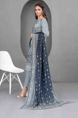 Daleesha By Tawakkal Unstitched 3 Piece Digital Printed Staple Suit-D-3988