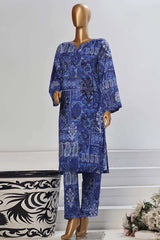 Sada Bahar Stitched 2 Piece Co Ords Printed Lawn Vol-03 Suit-D-4932-Blue