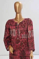 Sada Bahar Stitched 2 Piece Co Ords Printed Lawn Vol-03 Suit-D-4945-Maroon