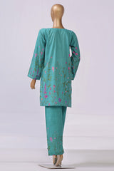 Sada Bahar Stitched 2 Piece Mid Summer Co Ords Lawn Suit-D-5041-Ferozi