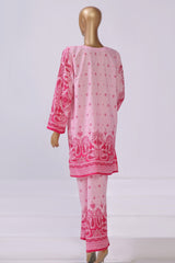 Sada Bahar Stitched 2 Piece Mid Summer Co Ords Lawn Suit-D-5045-Pink
