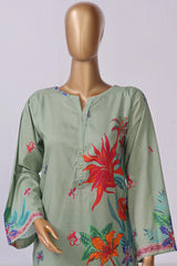 Sada Bahar Stitched 2 Piece Mid Summer Co Ords Lawn Suit-D-5046-Pista
