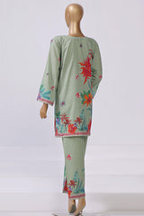 Sada Bahar Stitched 2 Piece Mid Summer Co Ords Lawn Suit-D-5046-Pista