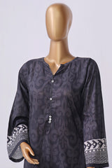 Sada Bahar Stitched 2 Piece Mid Summer Co Ords Lawn Suit-D-5047-Black