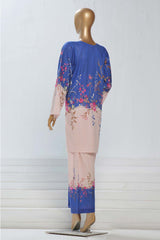 Sada Bahar Stitched 2 Piece Mid Summer Co Ords Lawn Suit-D-5054-Blue