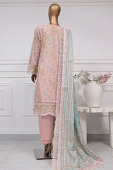 Signature By Sada Bahar Stitched 3 Piece Festive Emb Lawn Suit-D-5208-Pink