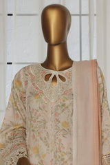 Sada Bahar Stitched 3 Piece Festive Emb Lawn Vol-02 Suit-D-5244-Skin