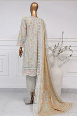 Signature By Sada Bahar Stitched 3 Piece Festive Emb Lawn Suit-D-5292-Mint