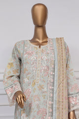 Signature By Sada Bahar Stitched 3 Piece Festive Emb Lawn Suit-D-5292-Mint