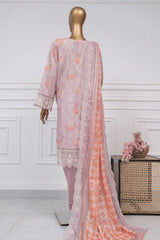Signature By Sada Bahar Stitched 3 Piece Festive Emb Lawn Suit-D-5300-Mauve