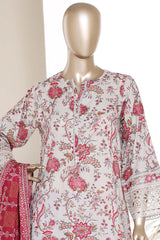 Malika By Sada Bahar Stitched 3 Piece Festive Emb Lawn Vol-02 Suit-D-5356-SKIN
