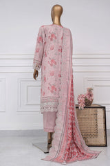 Signature By Sada Bahar Stitched 3 Piece Festive Emb Lawn Suit-D-6117-Pink