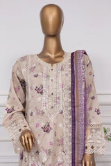 Signature By Sada Bahar Stitched 3 Piece Festive Emb Lawn Suit-D-6119-Skin