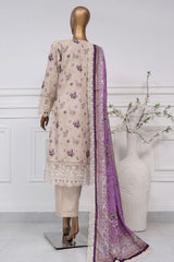 Signature By Sada Bahar Stitched 3 Piece Festive Emb Lawn Suit-D-6119-Skin