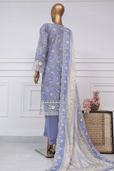 Signature By Sada Bahar Stitched 3 Piece Festive Emb Lawn Collection'2025-D-6125-Light Purple