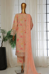 Malika By Sada Bahar Stitched 3 Piece Emb Festive Vol-02 Collection'2025-D-62-Pink