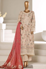 Sada Bahar Stitched 3 Piece Festive Emb Lawn With Fancy Dupatta Vol-01 Suit-D-641 SKIN