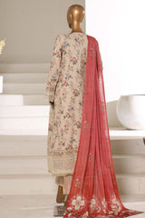 Sada Bahar Stitched 3 Piece Festive Emb Lawn With Fancy Dupatta Vol-01 Suit-D-641 SKIN