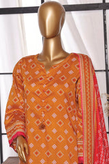 Sada Bahar Stitched 3 Piece Printed Lawn Vol-05 Suit-D-647-Golden