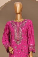 Sada Bahar Stitched 3 Piece Premium Emb & Printed Lawn Suit-D-648-Magenta