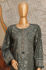 Sada Bahar Stitched 3 Piece Premium Emb & Printed Lawn Suit-D-653-Mehndi