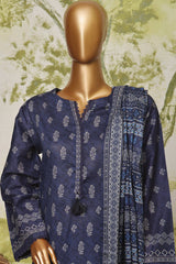 Sada Bahar Stitched 3 Piece Printed Lawn Vol-03 Suit-D-705-N Blue