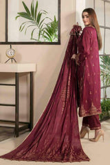 Saisha by Tawakkal Unstitched 3 Piece Banarsi Lawn Suit-BS-7085