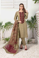 Nashmia by Tawakkal Unstitched 3 Piece Banarsi Lawn Suit-NB-7114