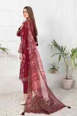 Nashmia by Tawakkal Unstitched 3 Piece Banarsi Lawn Suit-NB-7121