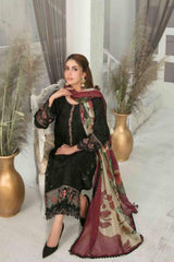 Esin by Tawakkal Semi Stitched 3 Piece Embroidered Laserkari Suit-E-7491