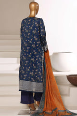 Signature By Sada Bahar Stitched 3 Piece Festive Vol-01 Suit-D-7702 BLUE