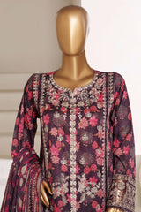 Signature By Sada Bahar Stitched 3 Piece Festive Vol-01 Suit-D-7720 FALSA
