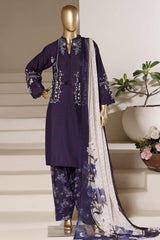 Eclair By Sada Bahar Stitched 3 Piece Emb Lawn Vol-02 Suit-D-792-BLUE