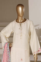 Eclair By Sada Bahar Stitched 3 Piece Emb Lawn Vol-02 Suit-D-797-CREAM