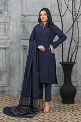 Espoir by Tawakkal Unstitched 3 Piece Leather Peach Winter Suit-E-7978