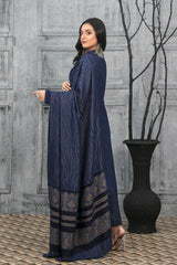 Espoir by Tawakkal Unstitched 3 Piece Leather Peach Winter Suit-E-7978