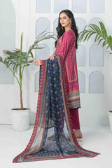 Namah by Tawakkal Unstitched 3 Piece Emb Digital Print Staple Linen Suit-N-8002