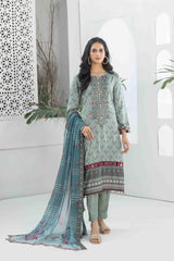 Namah by Tawakkal Unstitched 3 Piece Emb Digital Print Staple Linen Suit-N-8004