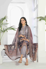 Namah by Tawakkal Unstitched 3 Piece Emb Digital Print Staple Linen Suit-N-8007