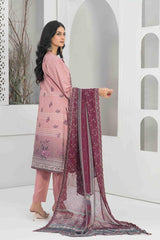 Namah by Tawakkal Unstitched 3 Piece Emb Digital Print Staple Linen Suit-N-8008